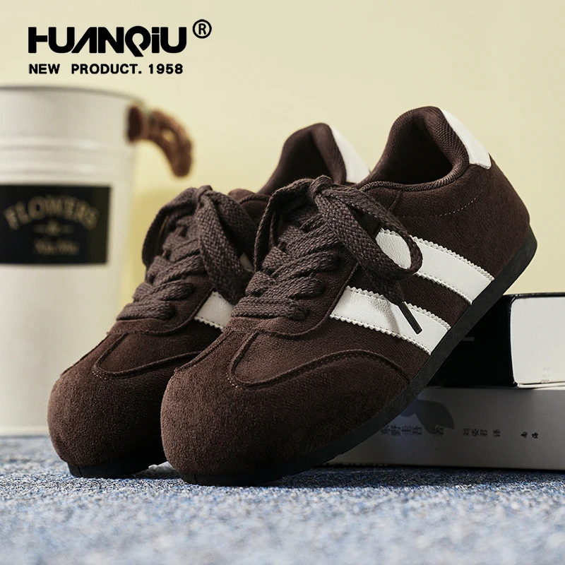 环球琥珀流光阿甘德训鞋女款2025新款秋冬运动休闲板鞋通勤女鞋