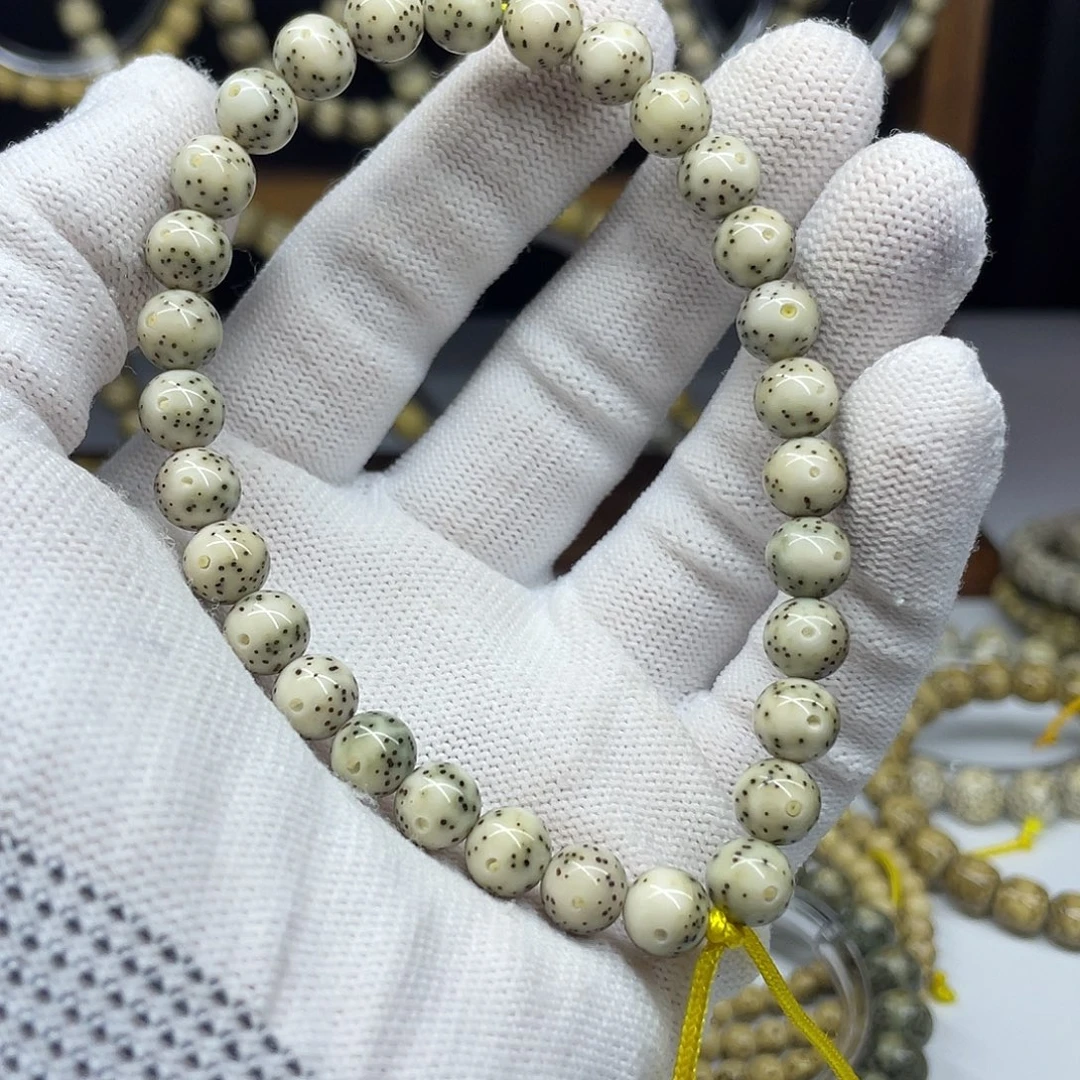 星月菩提手串8圆珠，糯冰大眼睛