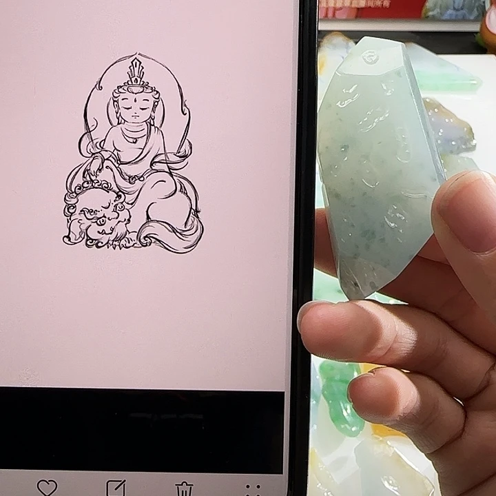 定制翡翠未镶嵌翡翠定制