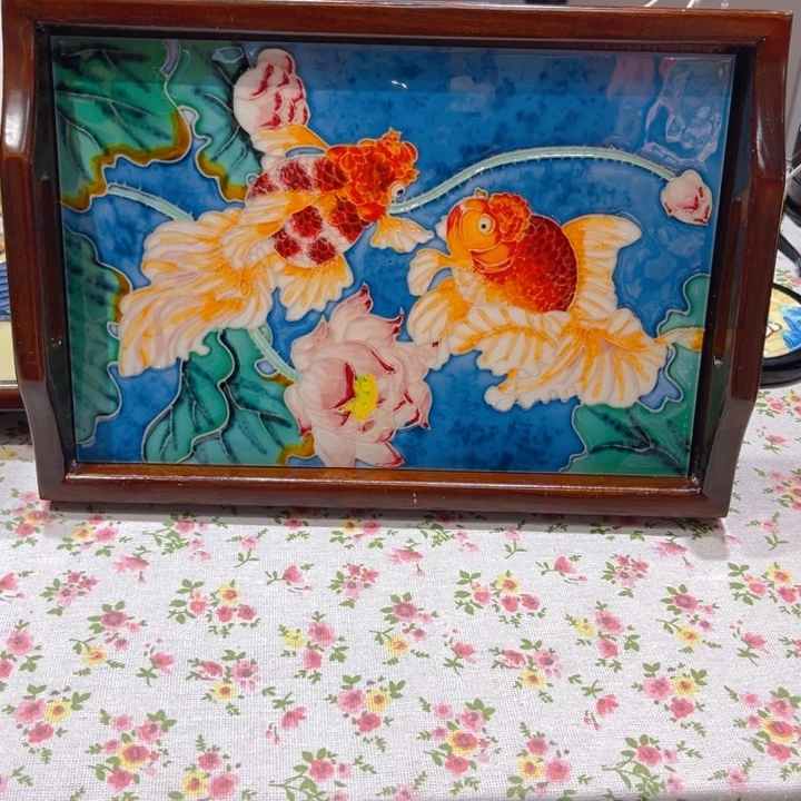 一体款瓷板画艺术作品