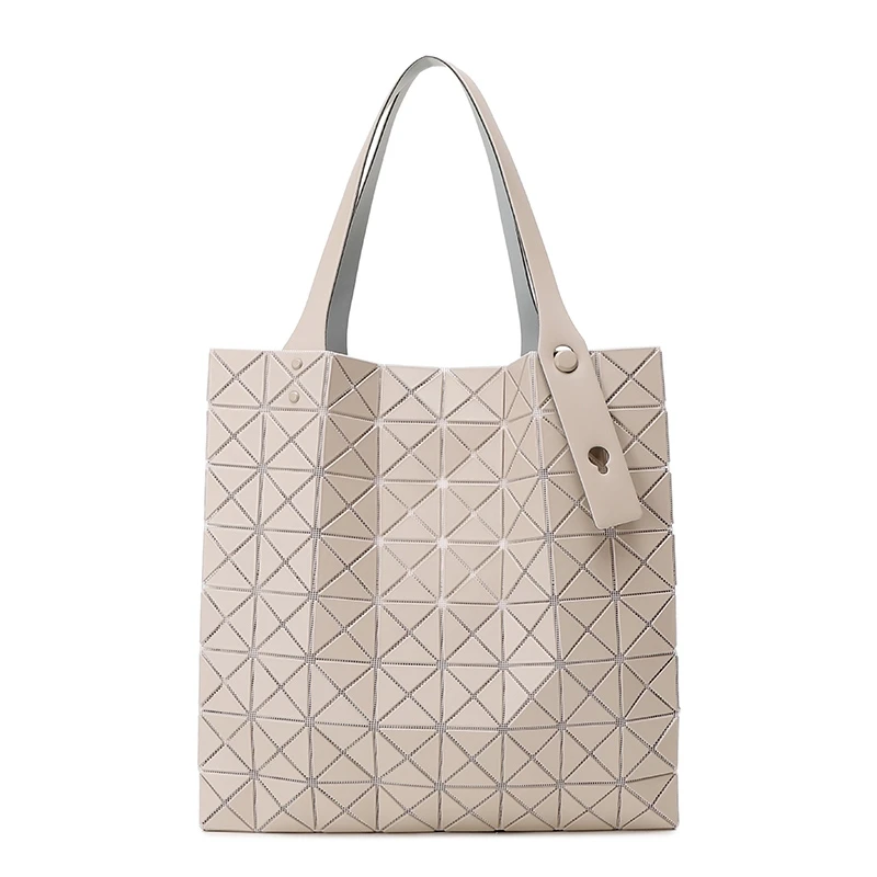 方款托特包双根通勤风敞口单肩包格纹肩包两用包单肩限定八格托特