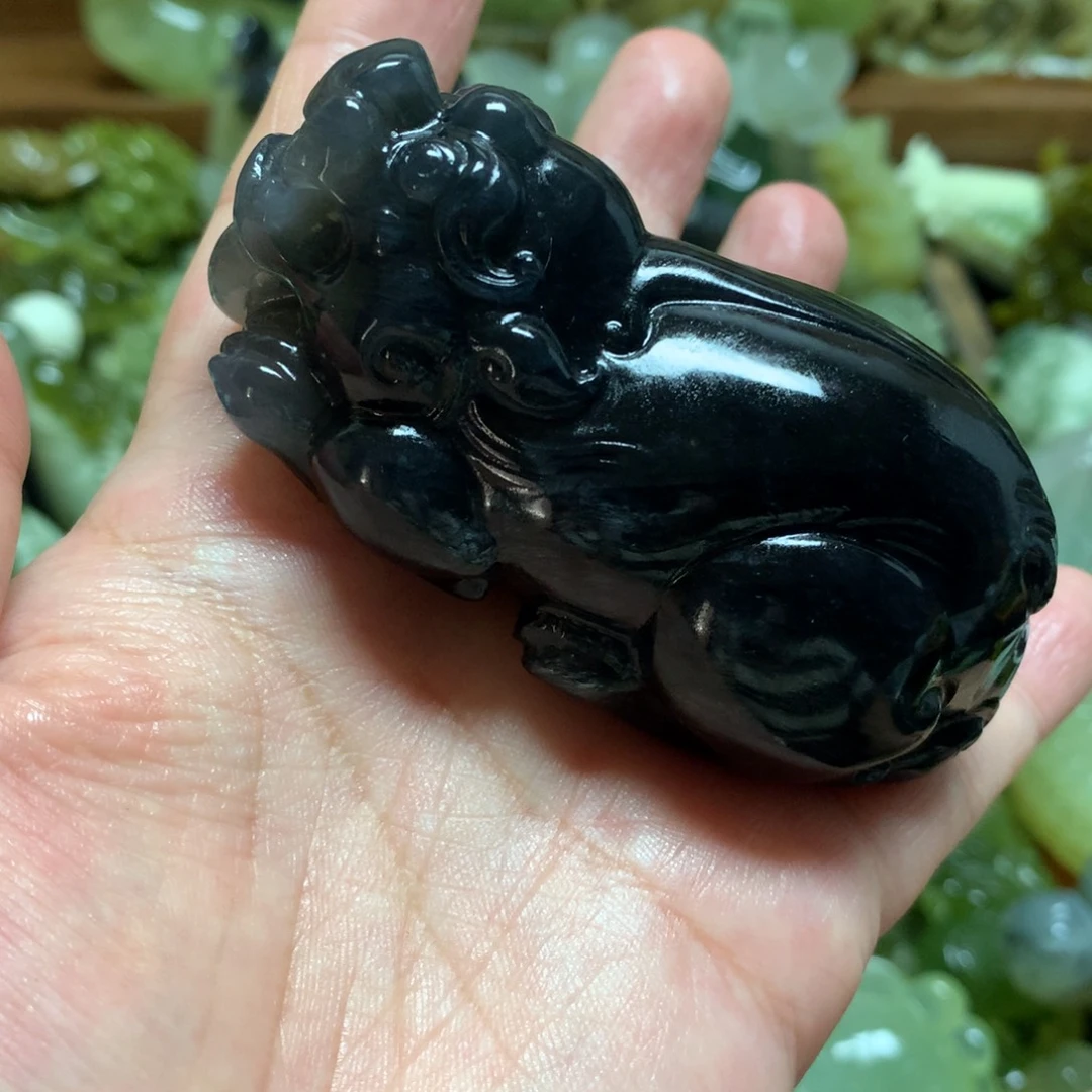 岫玉未镶嵌手把手把