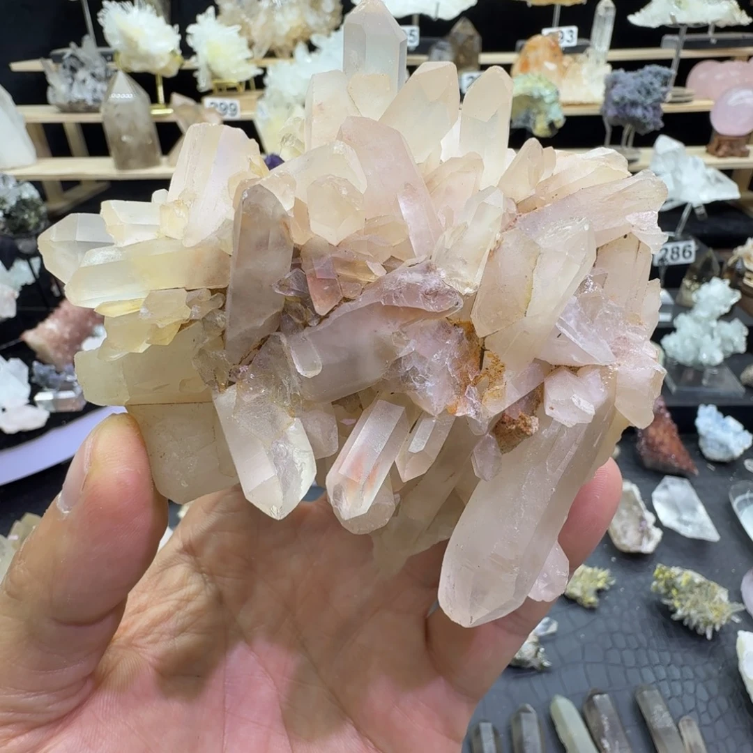 石材天然水晶摆件