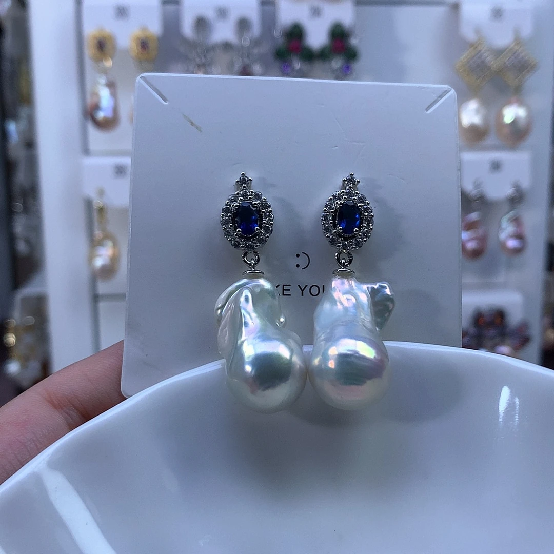 ****官淡水珍珠耳饰合金特价3266改配件不退换