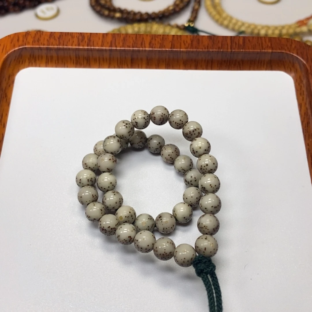 星月菩提手串7mm圆珠冰糖