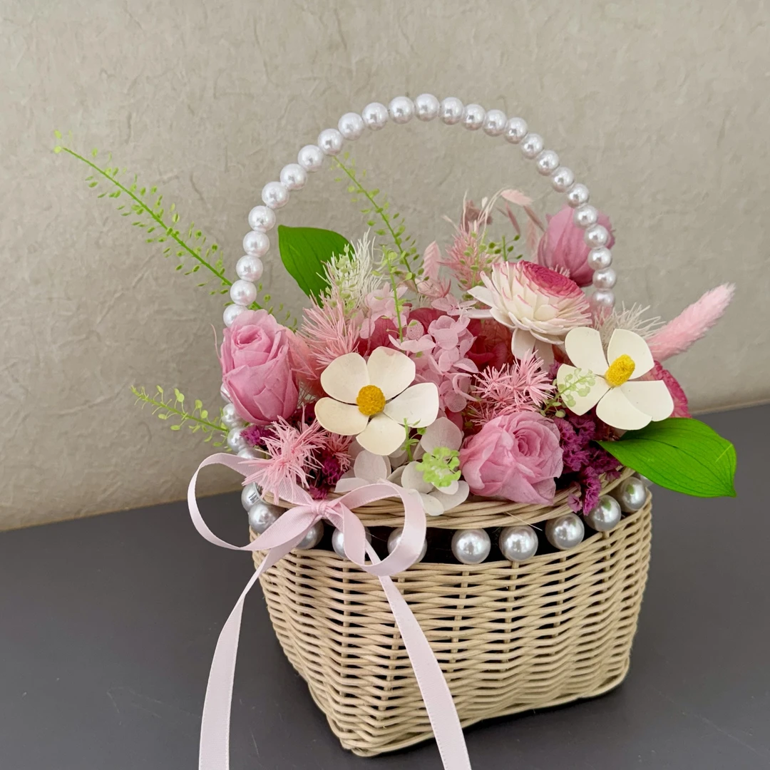 618福利【小甜甜】    永生花含篮子包邮一套