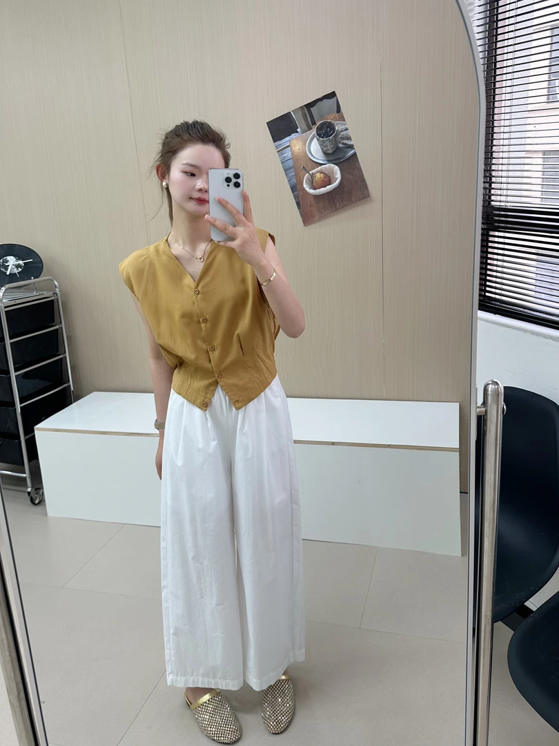 XXJ 2043 紫白漫游【极简双色】成人夏日梦中情裤