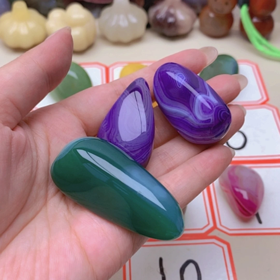 【闪购商品】未镶嵌玛瑙/玉髓珠宝半成品金***包