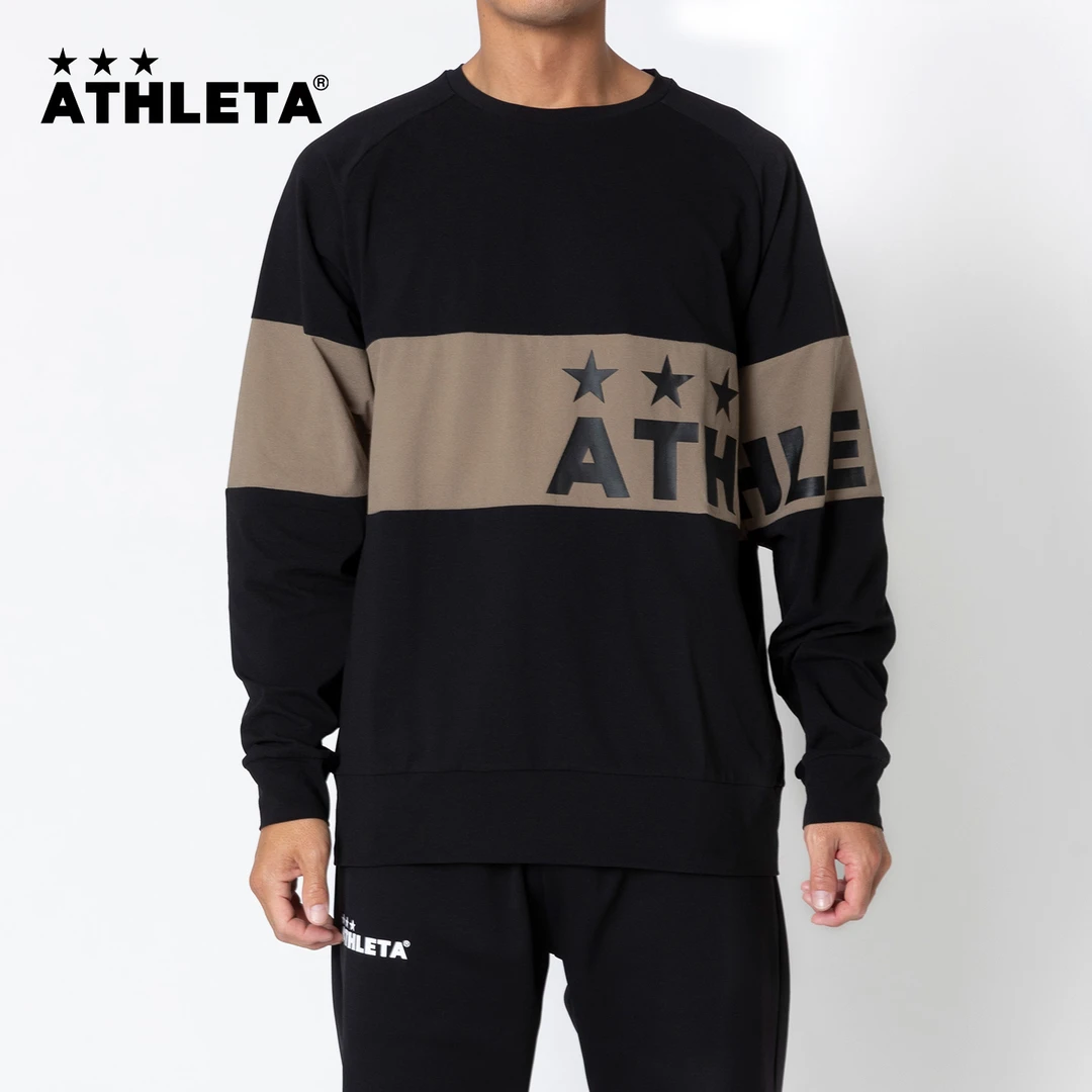 ATHLETA阿仕利塔休闲运动卫衣男套头圆领成人上衣训练03401