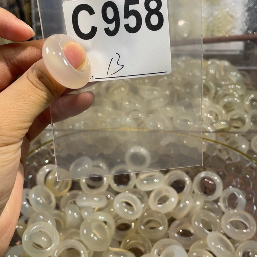 玛瑙/玉髓未镶嵌戒指958