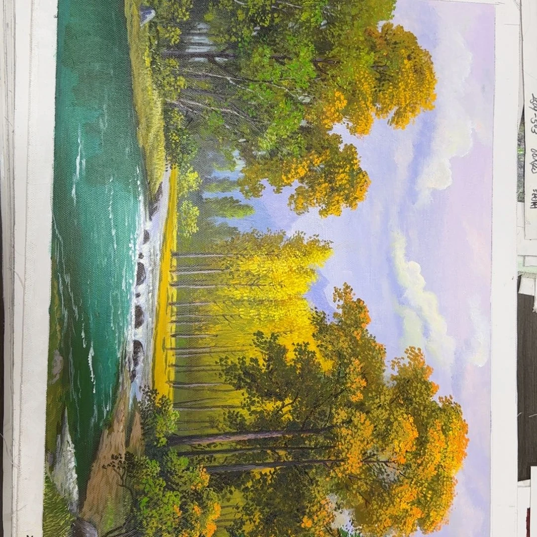 油画加油加油努力加油加油