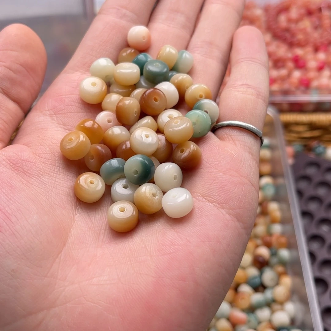 【闪购商品】白玉菩提吊坠z9/108颗药片微瑕