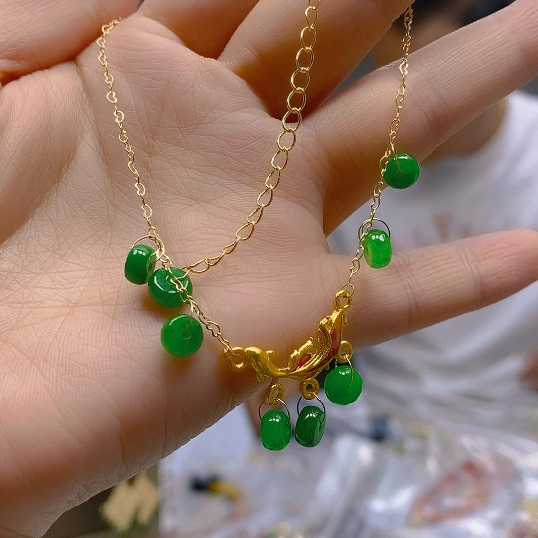 翡翠合金耳饰翡翠