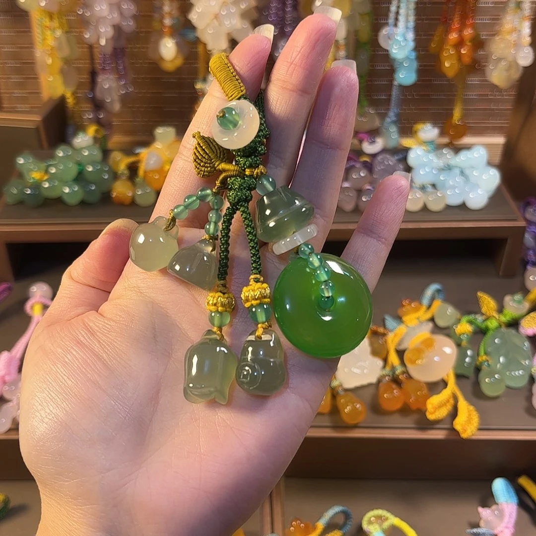 玛瑙/玉髓未镶嵌车挂