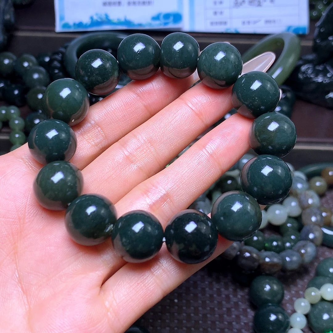 未镶嵌手串和田玉卡16