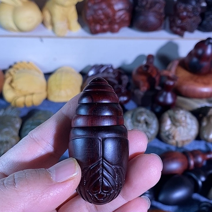 非洲紫檀（红花梨）蝉蛹蝉蛹蝉蛹