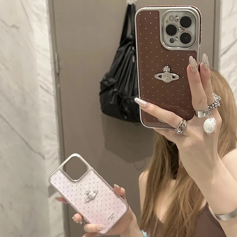 高级感miu里miu气滴胶镭射适用苹果16promax手机壳iphone14/13/15