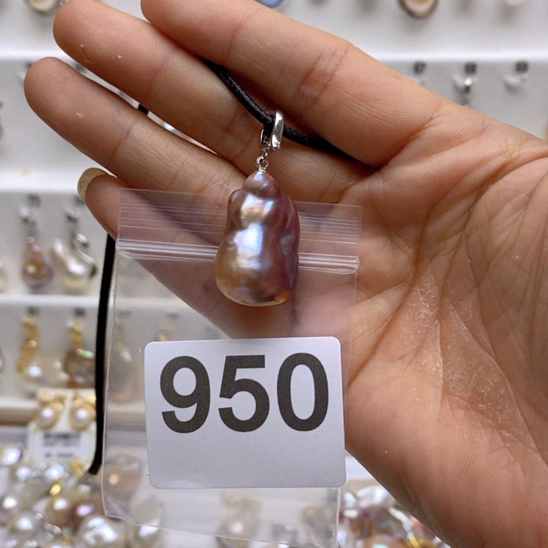 淡水珍珠颈饰银S925镶嵌瞅**滴950