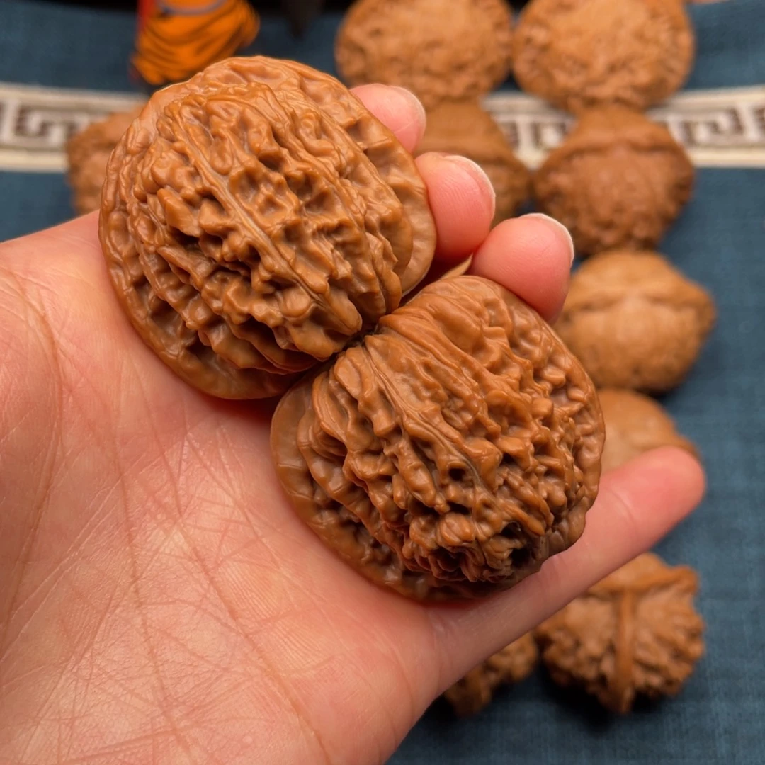 文玩核桃把件40全品无药汉高楼