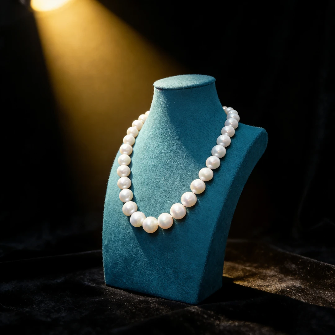 【馆藏龙珠】淡水爆大点位龙珠珍珠项链12-16mm