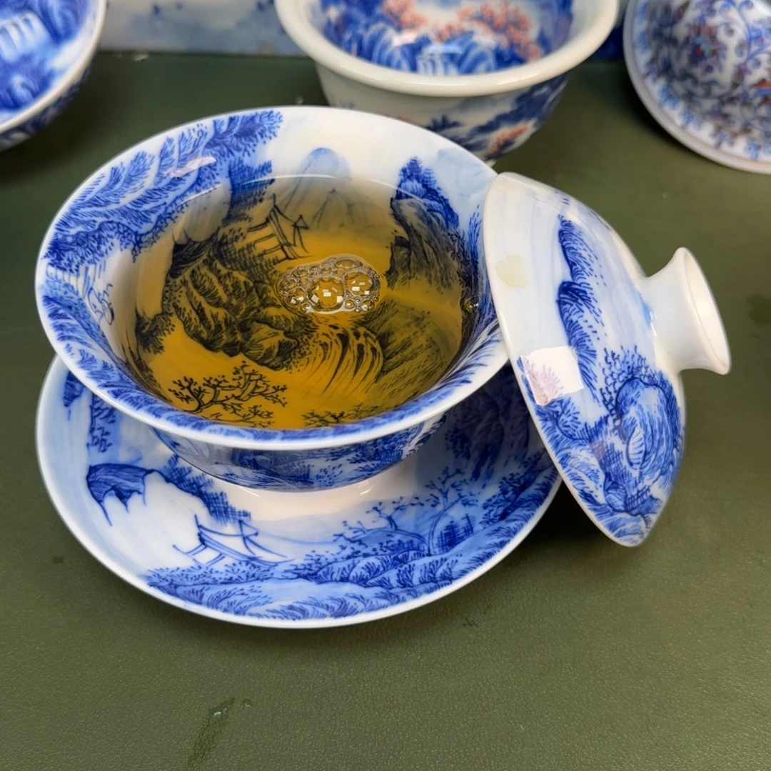 景德镇纯手绘茶具圆圆232