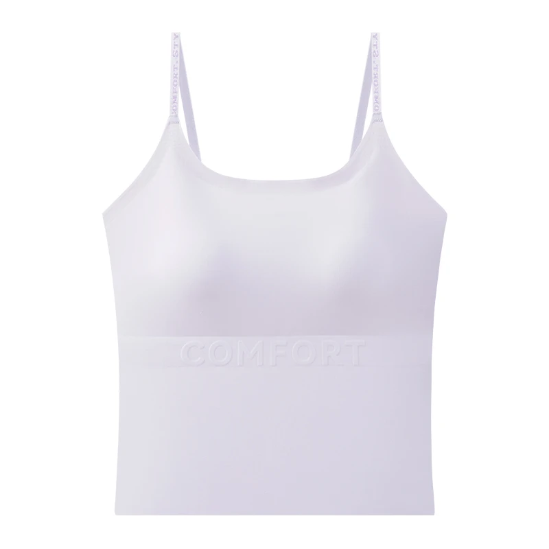 BELE ZHANG【反重力】背心裸感10A抗菌带胸垫百搭显瘦吊带-3302