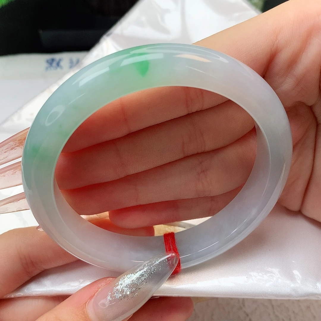 未镶嵌手镯翡翠正圈60