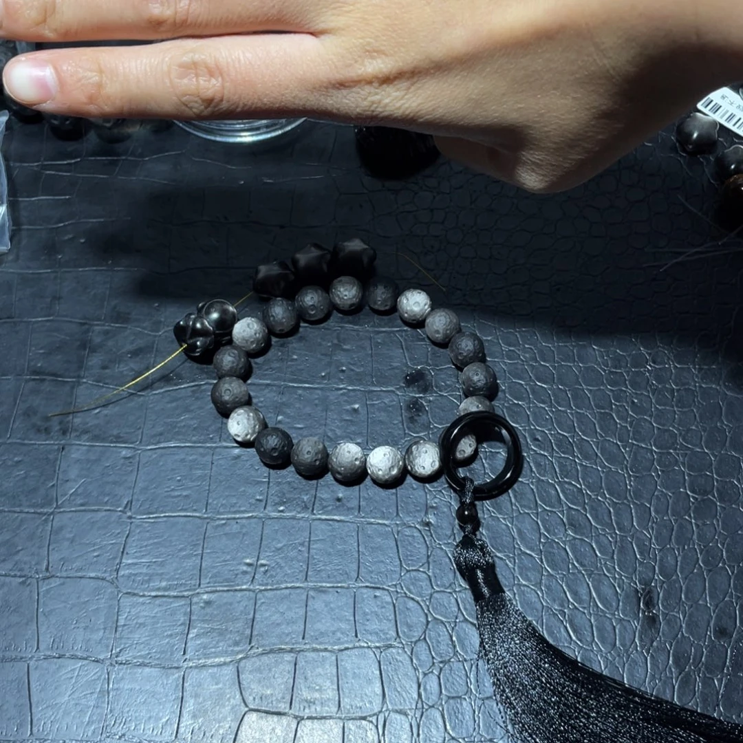 折***猫定制黑曜岩未镶嵌