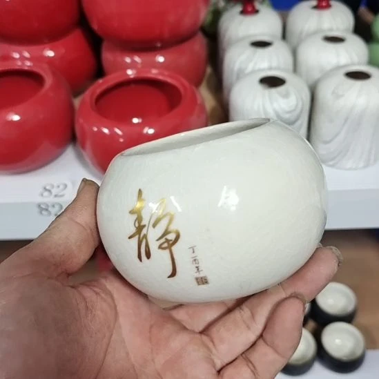微瑕陶瓷花盆满12包邮