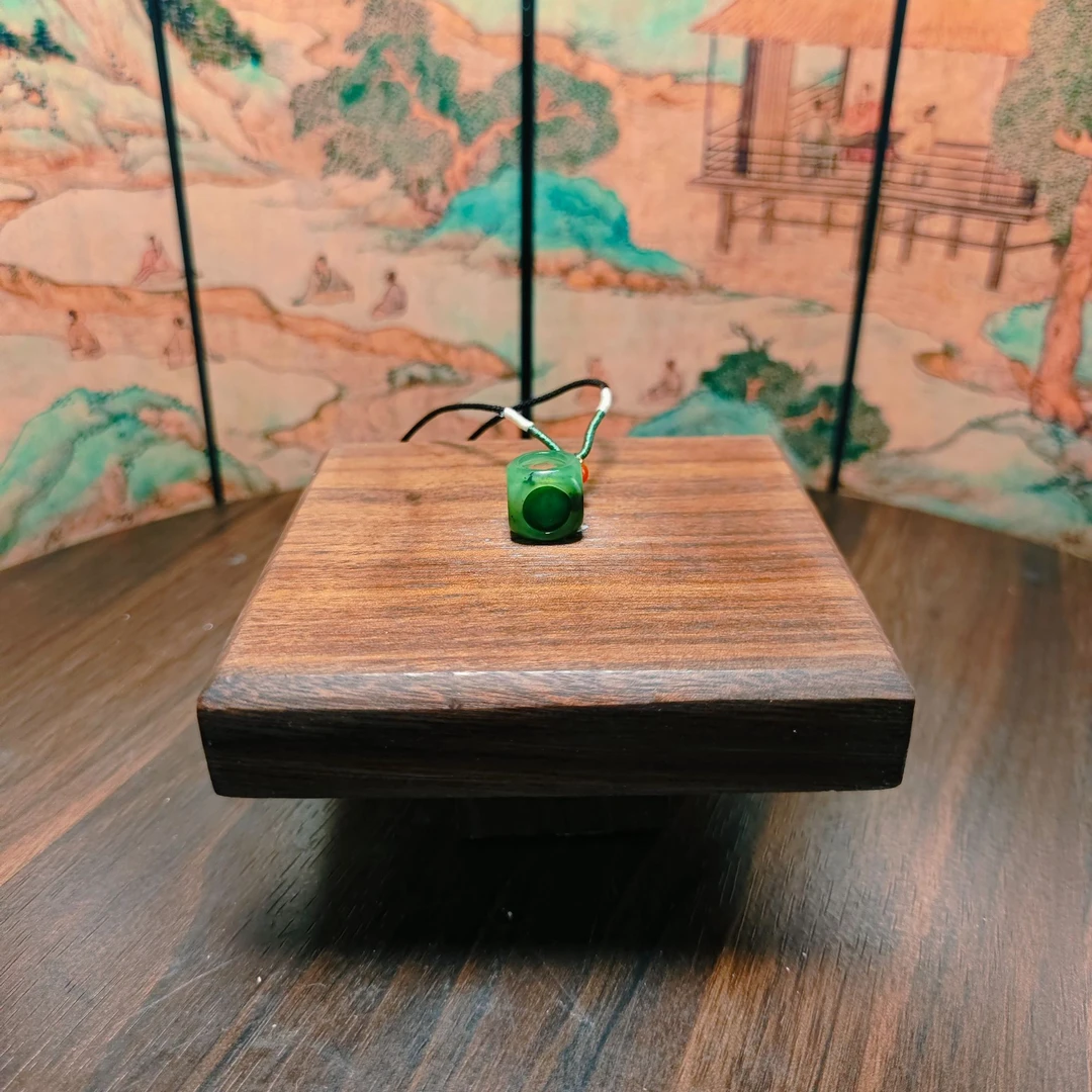 B和田玉转运珠吊坠0076