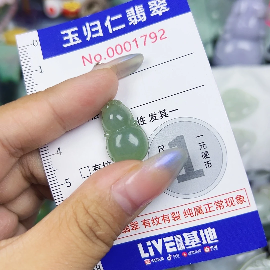 翡翠未镶嵌吊坠(不含链)111