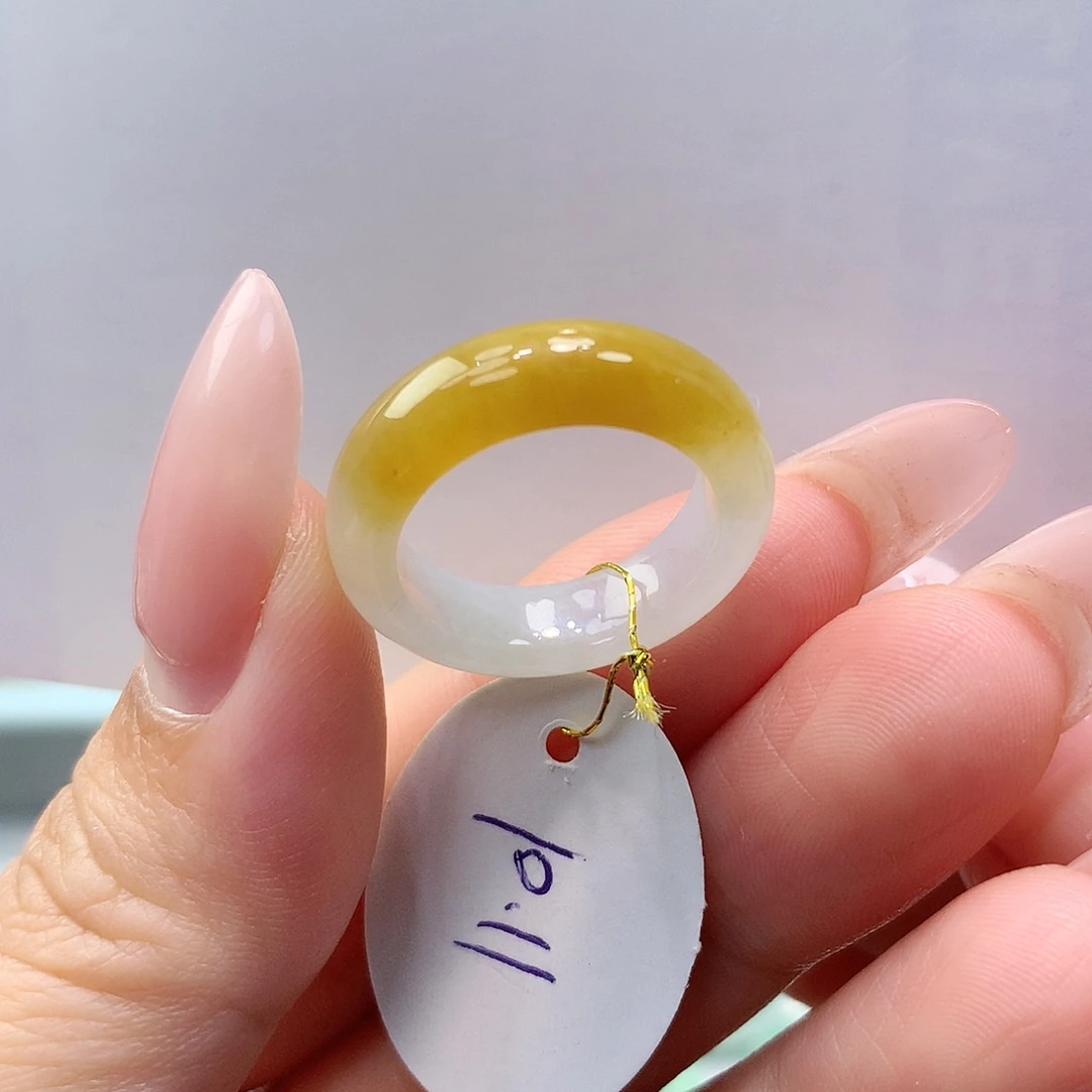 未镶嵌戒指翡翠1011圈