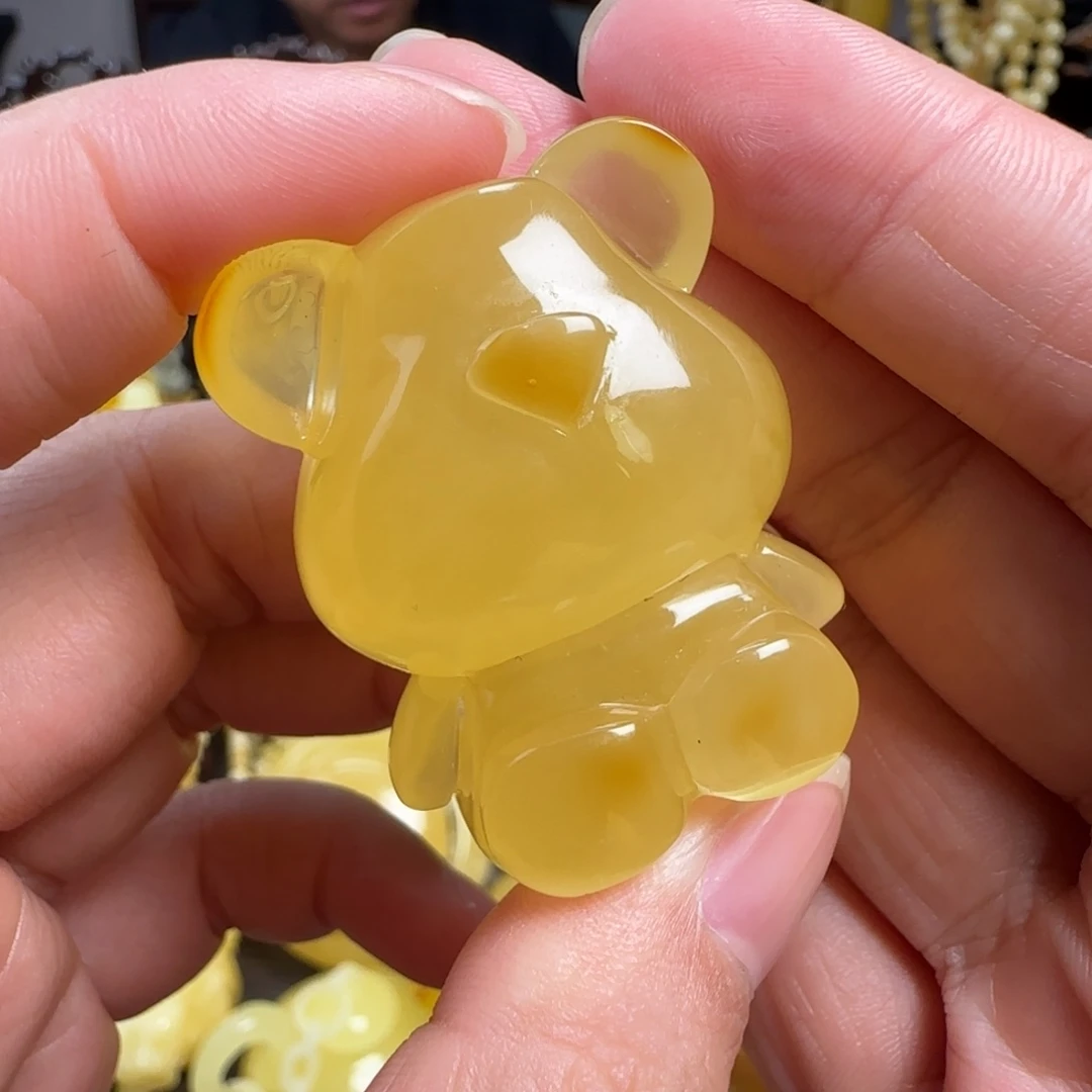 蜜蜡未镶嵌珠宝奇石有瑕疵