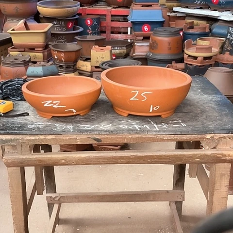 紫砂花盆碗盆中小号