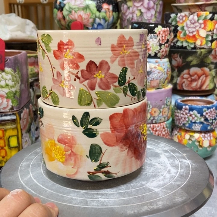 景德镇艺术手绘作品