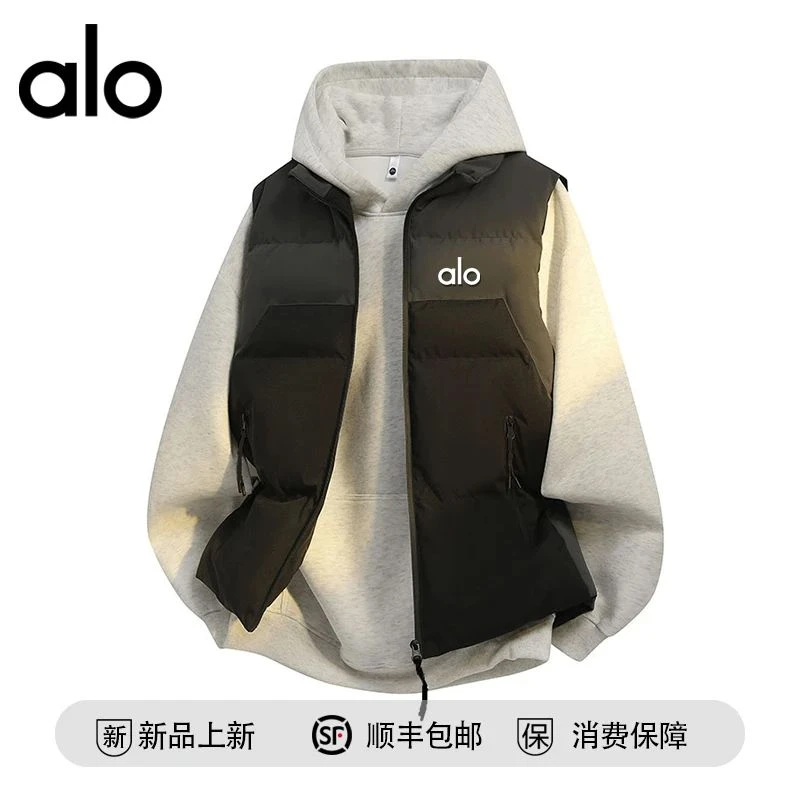 美国ALO WOLFO官方旗舰正品新款潮牌立领秋冬加厚保暖棉马甲男女