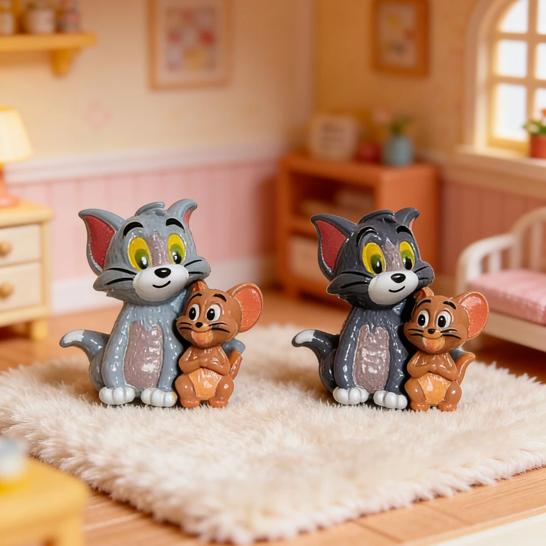 【诺小诺定制—猫和老鼠小卡】diy树脂小饰品