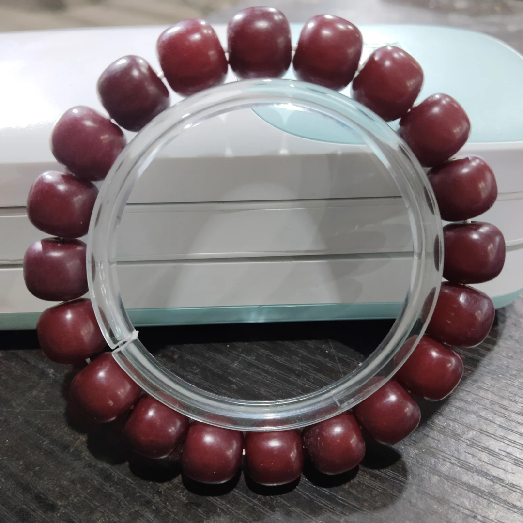 P377 菩提根老型珠1.2cm左右 单圈手串