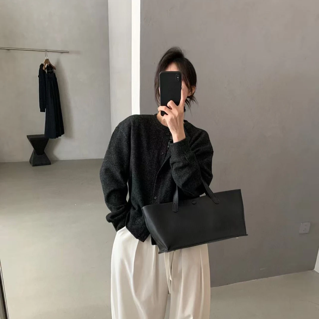 C/63137 韩系简约条纹圆领绒绒感短袖+毛呢开衫外套真两件套 9-10