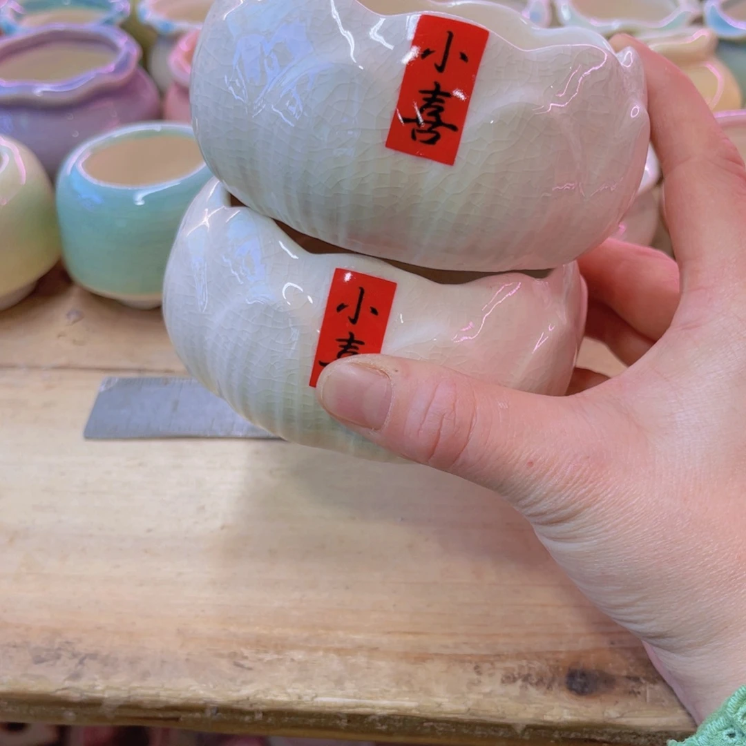 陶瓷花盆当场凑满12包邮