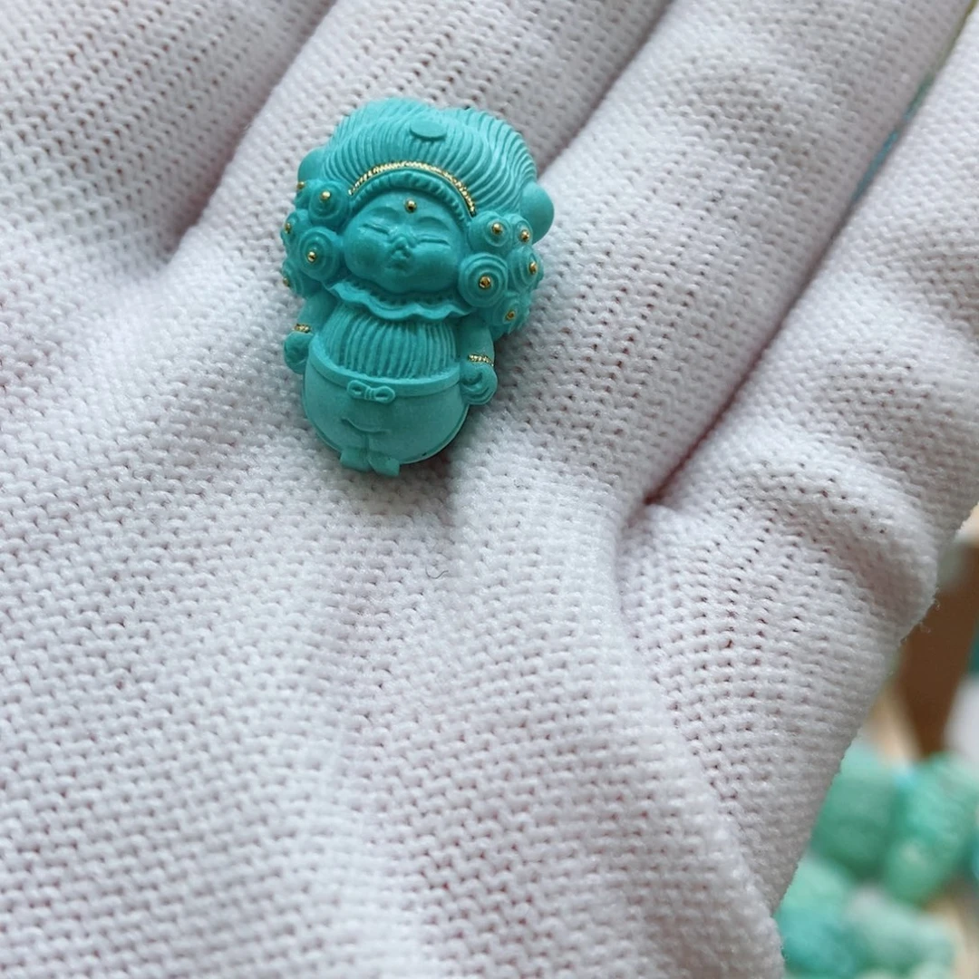 绿松石未镶嵌嘟嘟