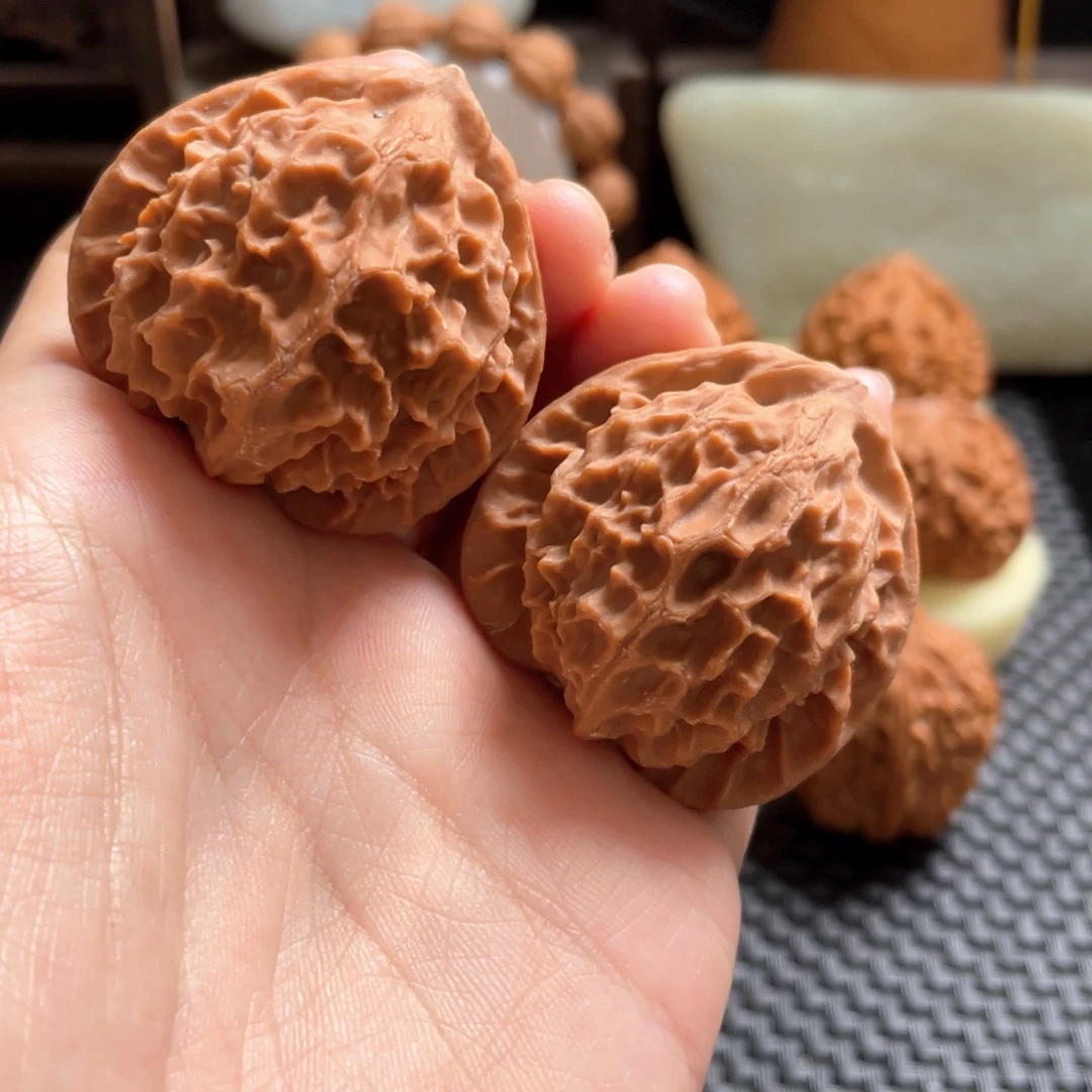 吊坠文玩核桃龙鳞纹40+全品