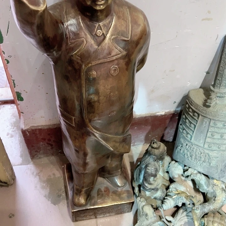 苹***）黄铜摆件工艺品，