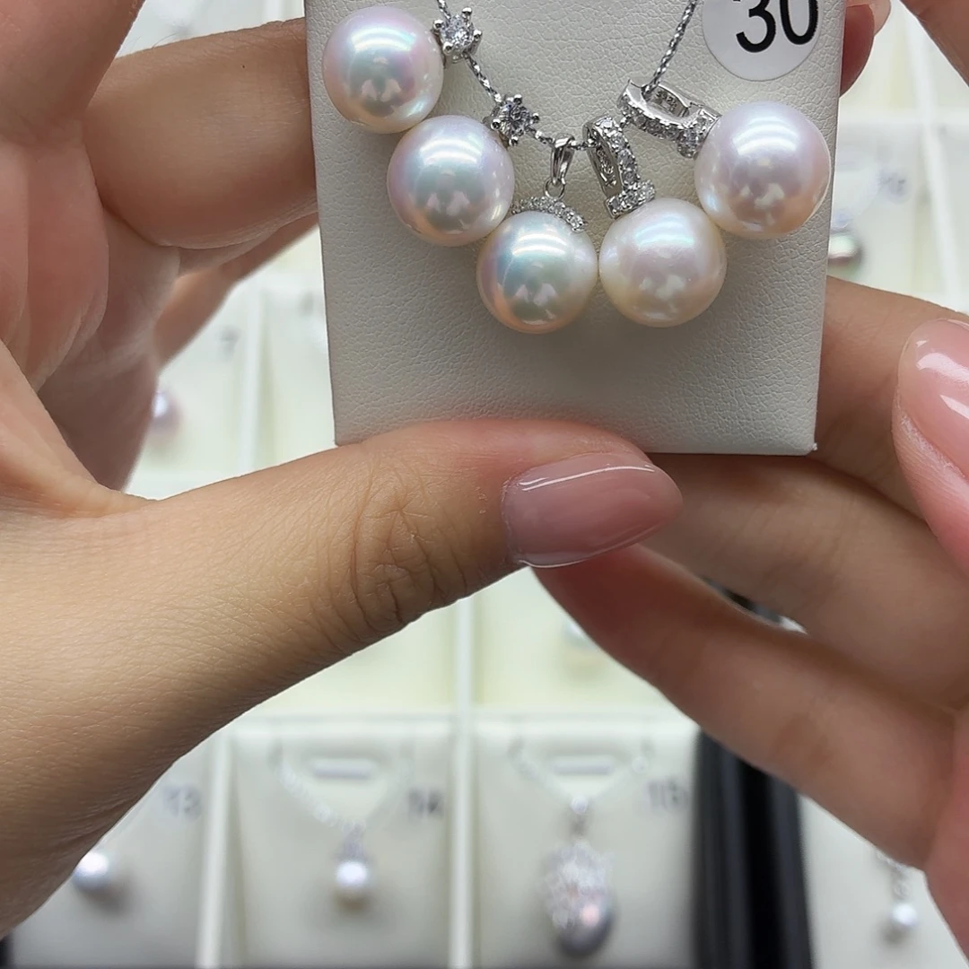 非金属锆石不退不换S925银扣含链10➕有瑕