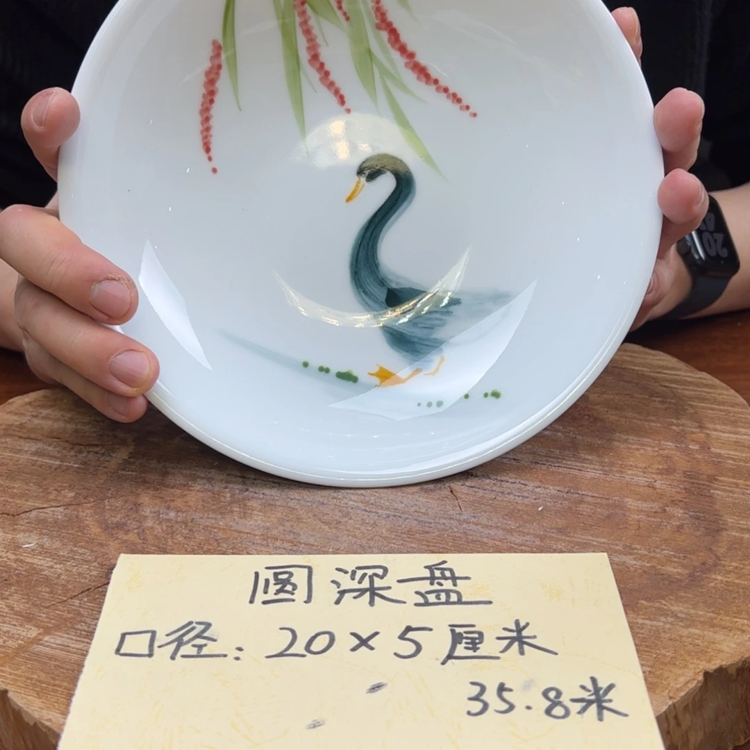 瓷片景德镇陶瓷手工手绘作品