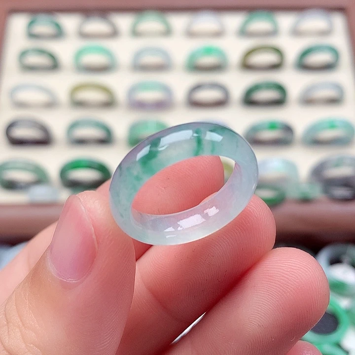 翡翠戒指未镶嵌15号