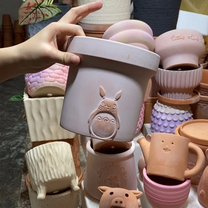 16×15雾化龙猫盆 1个