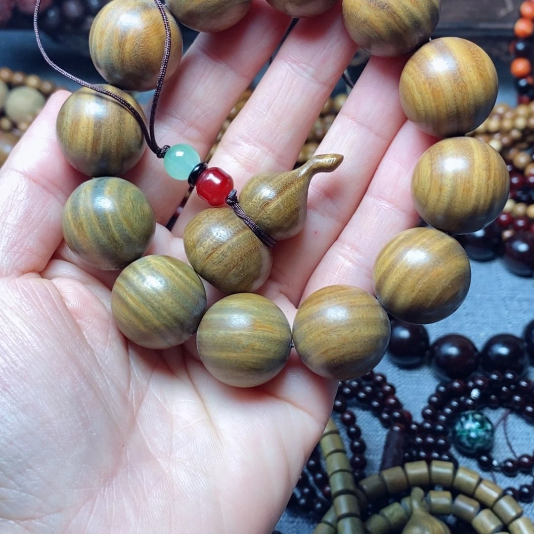 维腊木（绿檀）手串/手链一**奔