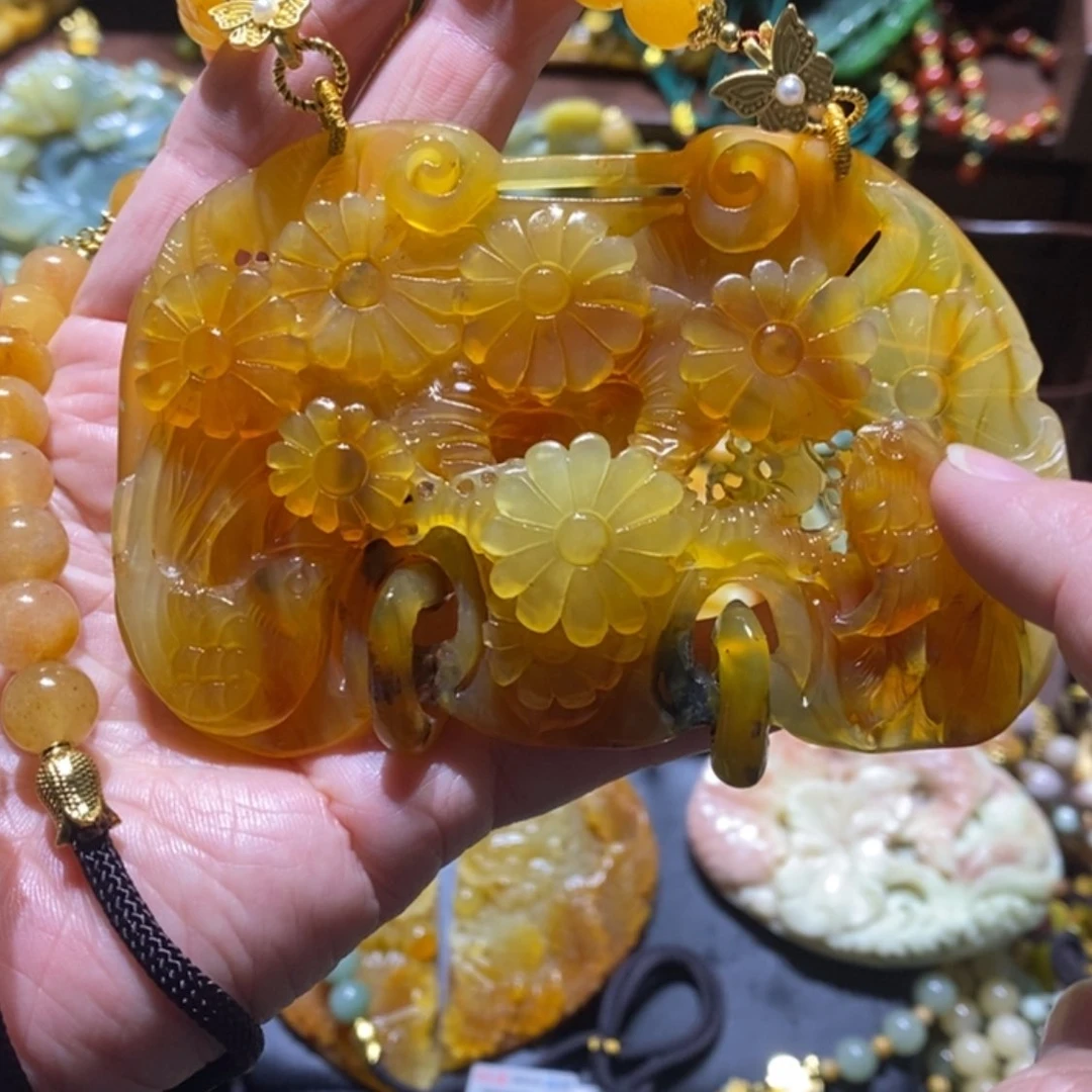 【闪购商品】岫玉毛衣链未镶嵌