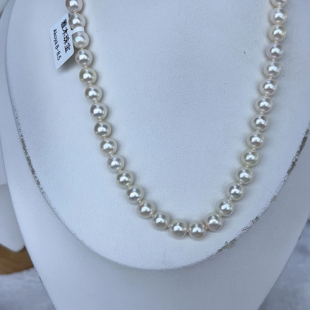海水珍珠颈饰银S925镶嵌